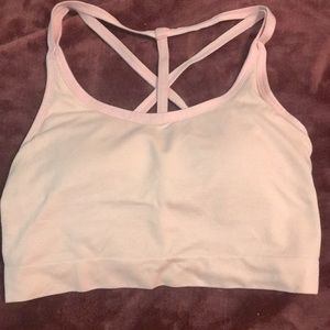Light pink sports bra/tank top